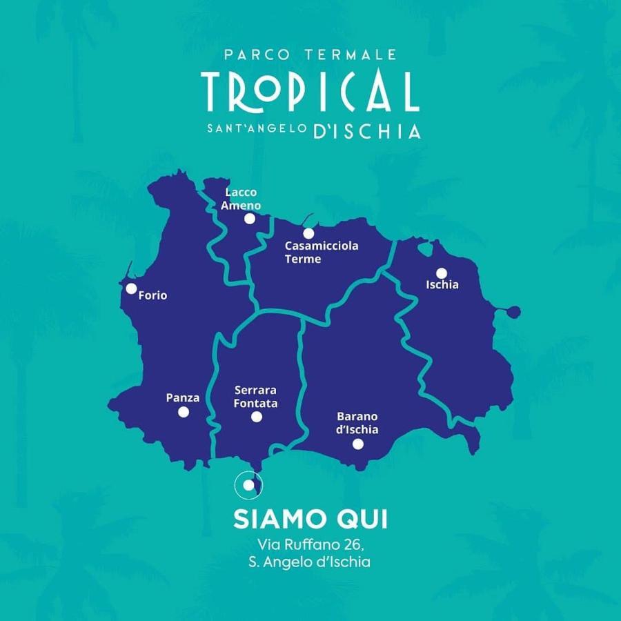 イスキア島 Parco Termale Tropical Bed & Breakfast エクステリア 写真